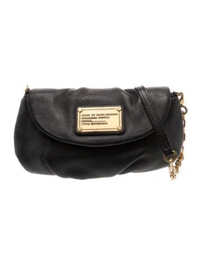 Pre-owned Marc By Marc Jacobs Leather Crossbody Bag In Black