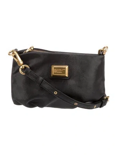 Pre-owned Marc By Marc Jacobs Leather Crossbody Bag In Black