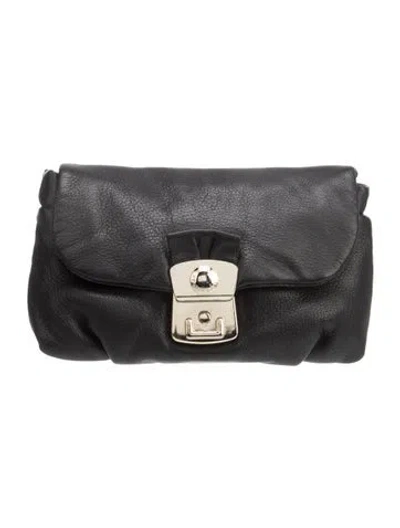 Pre-owned Marc By Marc Jacobs Leather Crossbody Bag In Black