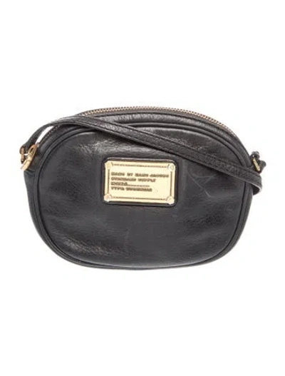 Pre-owned Marc By Marc Jacobs Leather Crossbody Bag In Black