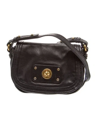 Pre-owned Marc By Marc Jacobs Leather Crossbody Bag In Black