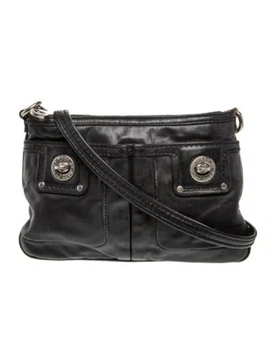 Pre-owned Marc By Marc Jacobs Leather Crossbody Bag In Black