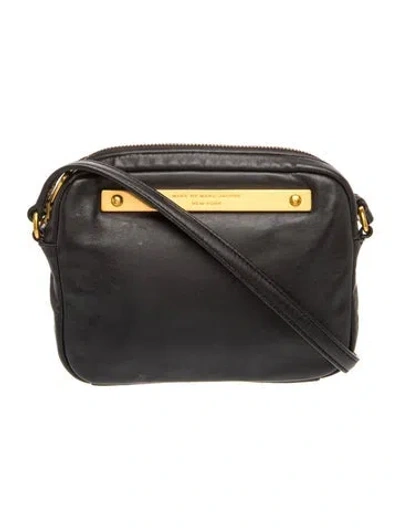 Pre-owned Marc By Marc Jacobs Leather Crossbody Bag In Black