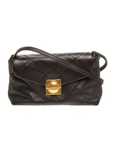 Pre-owned Marc By Marc Jacobs Leather Crossbody Bag In Black