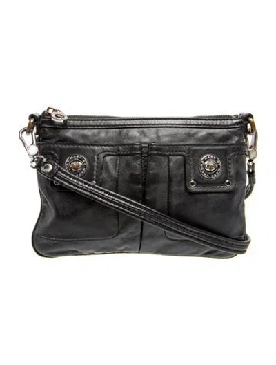 Pre-owned Marc By Marc Jacobs Leather Crossbody Bag In Black