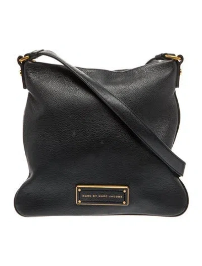 Pre-owned Marc By Marc Jacobs Leather Crossbody Bag In Black