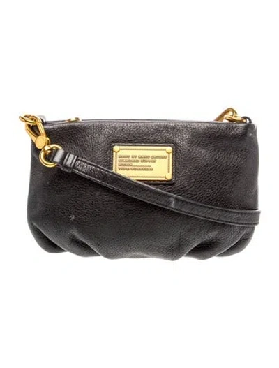 Pre-owned Marc By Marc Jacobs Leather Crossbody Bag In Black