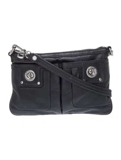 Pre-owned Marc By Marc Jacobs Leather Crossbody Bag In Black