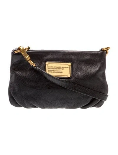 Pre-owned Marc By Marc Jacobs Leather Crossbody Bag In Black