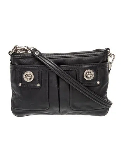Pre-owned Marc By Marc Jacobs Leather Crossbody Bag In Black