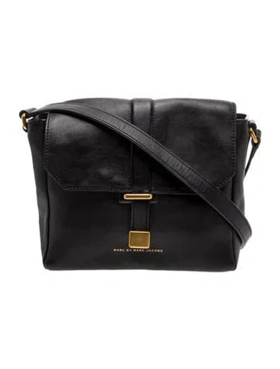 Pre-owned Marc By Marc Jacobs Leather Crossbody Bag In Black