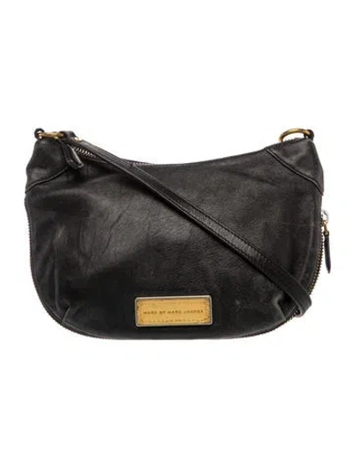Pre-owned Marc By Marc Jacobs Leather Crossbody Bag In Black
