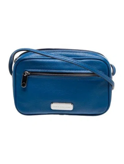 Pre-owned Marc By Marc Jacobs Leather Crossbody Bag In Blue