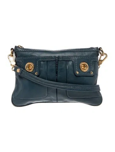 Pre-owned Marc By Marc Jacobs Leather Crossbody Bag In Blue