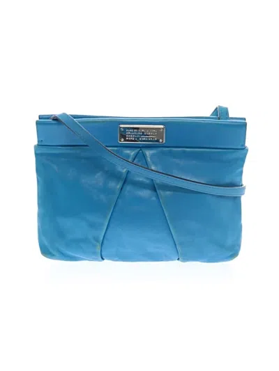 Pre-owned Marc By Marc Jacobs Leather Crossbody Bag In Blue