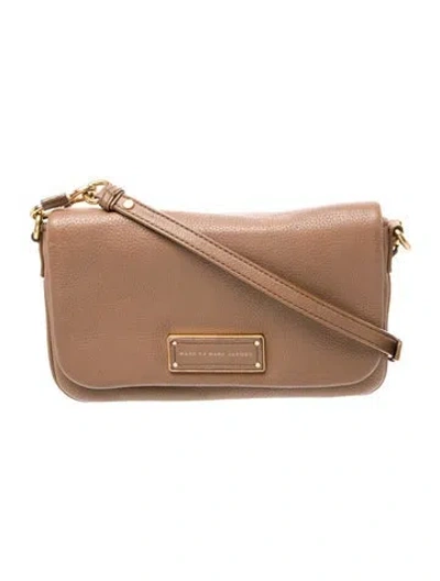 Pre-owned Marc By Marc Jacobs Leather Crossbody Bag In Brown