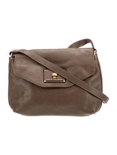 Pre-owned Marc By Marc Jacobs Leather Crossbody Bag In Brown