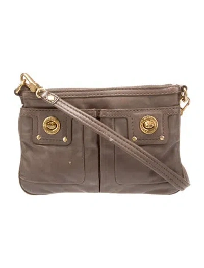 Pre-owned Marc By Marc Jacobs Leather Crossbody Bag In Brown