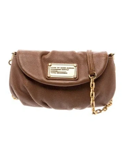 Pre-owned Marc By Marc Jacobs Leather Crossbody Bag In Brown