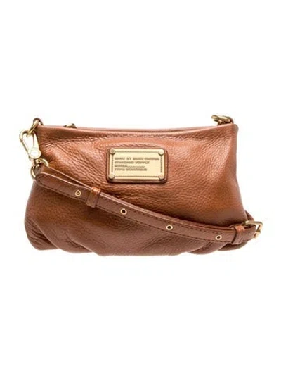 Pre-owned Marc By Marc Jacobs Leather Crossbody Bag In Brown