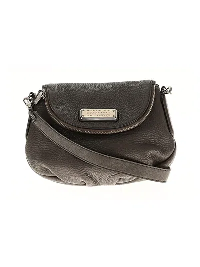 Pre-owned Marc By Marc Jacobs Leather Crossbody Bag In Gray