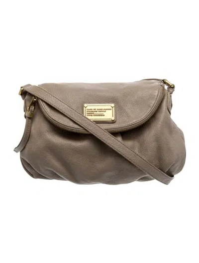 Pre-owned Marc By Marc Jacobs Leather Crossbody Bag In Gray