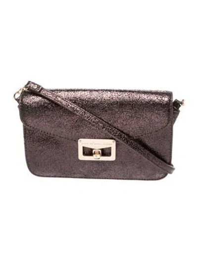 Pre-owned Marc By Marc Jacobs Leather Crossbody Bag In Gray