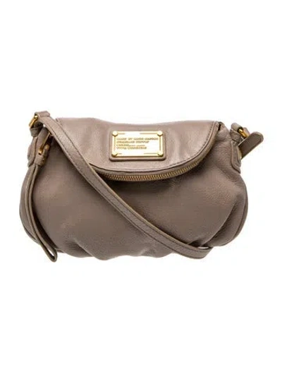 Pre-owned Marc By Marc Jacobs Leather Crossbody Bag In Gray