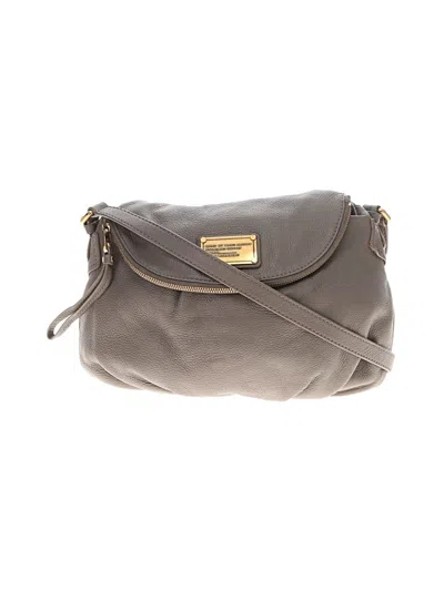 Pre-owned Marc By Marc Jacobs Leather Crossbody Bag In Gray
