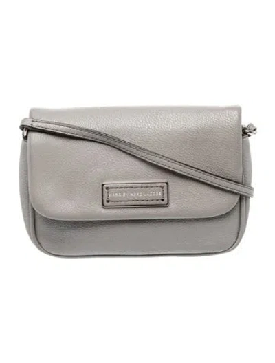 Pre-owned Marc By Marc Jacobs Leather Crossbody Bag In Gray