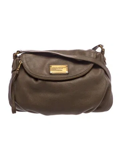 Pre-owned Marc By Marc Jacobs Leather Crossbody Bag In Gray