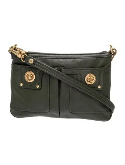 Pre-owned Marc By Marc Jacobs Leather Crossbody Bag In Green