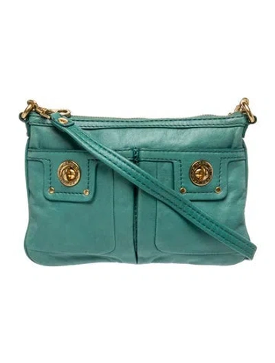 Pre-owned Marc By Marc Jacobs Leather Crossbody Bag In Green