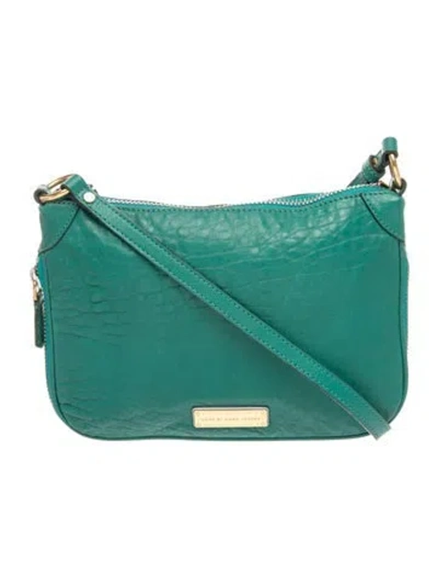Pre-owned Marc By Marc Jacobs Leather Crossbody Bag In Green