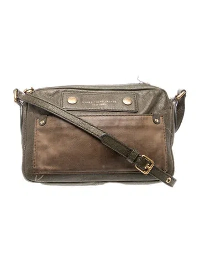 Pre-owned Marc By Marc Jacobs Leather Crossbody Bag In Green