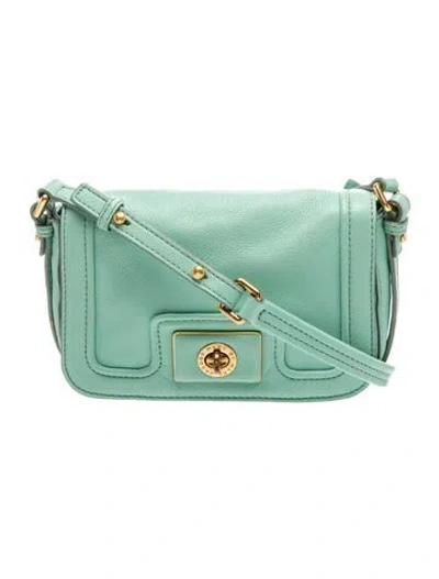Pre-owned Marc By Marc Jacobs Leather Crossbody Bag In Green