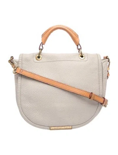 Pre-owned Marc By Marc Jacobs Leather Crossbody Bag In Neutral