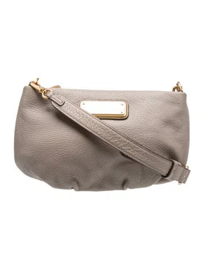 Pre-owned Marc By Marc Jacobs Leather Crossbody Bag In Neutral