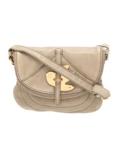 Pre-owned Marc By Marc Jacobs Leather Crossbody Bag In Neutral