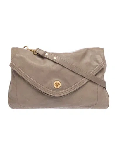 Pre-owned Marc By Marc Jacobs Leather Crossbody Bag In Neutral