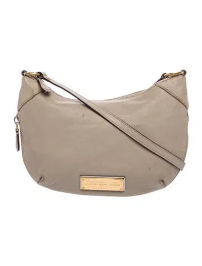 Pre-owned Marc By Marc Jacobs Leather Crossbody Bag In Neutral
