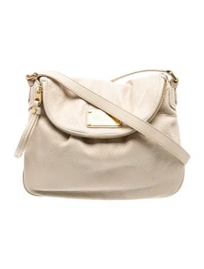 Pre-owned Marc By Marc Jacobs Leather Crossbody Bag In Neutral