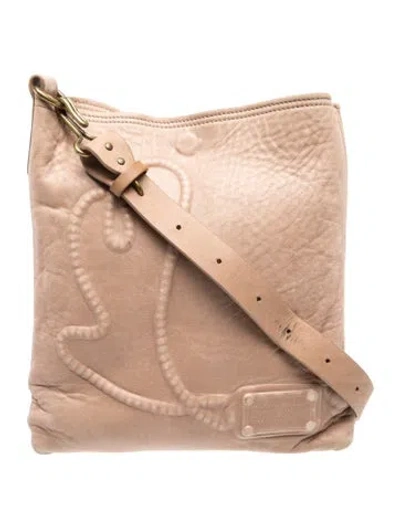 Pre-owned Marc By Marc Jacobs Leather Crossbody Bag In Neutrals