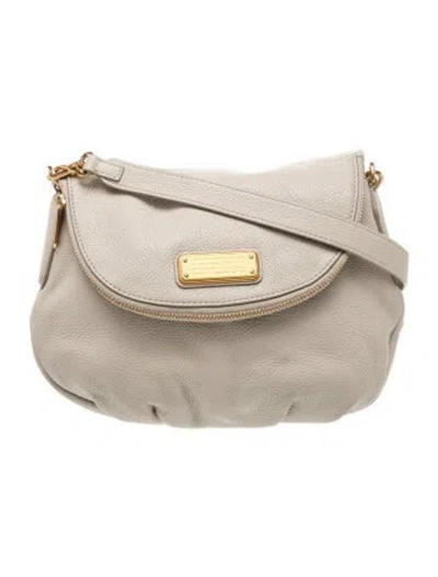 Pre-owned Marc By Marc Jacobs Leather Crossbody Bag In Neutrals