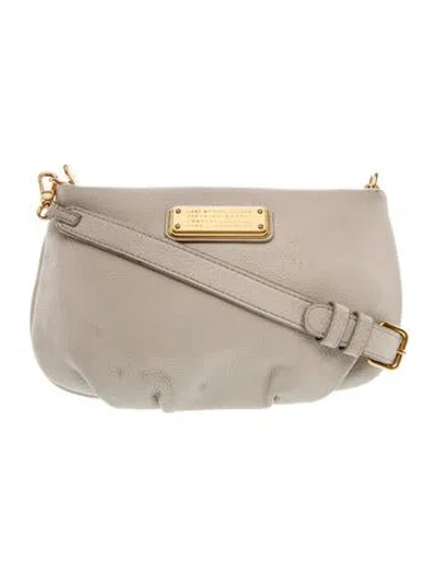 Pre-owned Marc By Marc Jacobs Leather Crossbody Bag In Neutrals
