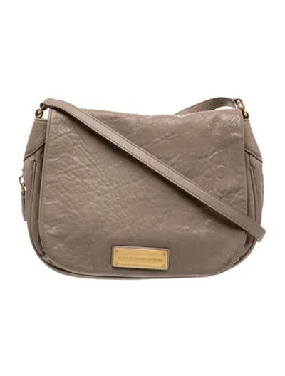 Pre-owned Marc By Marc Jacobs Leather Crossbody Bag In Neutrals