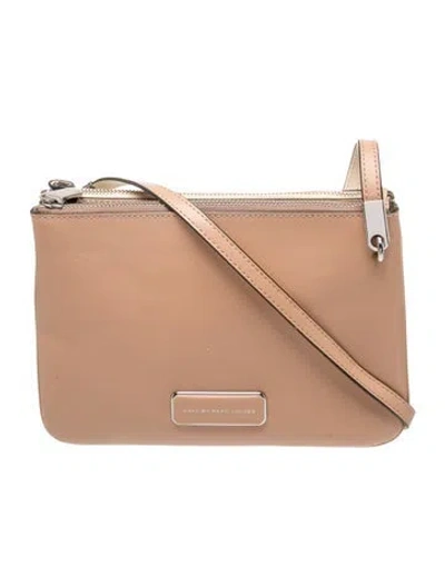 Pre-owned Marc By Marc Jacobs Leather Crossbody Bag In Neutrals