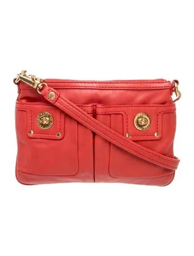 Pre-owned Marc By Marc Jacobs Leather Crossbody Bag In Orange