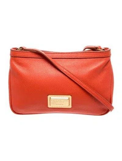 Pre-owned Marc By Marc Jacobs Leather Crossbody Bag In Orange