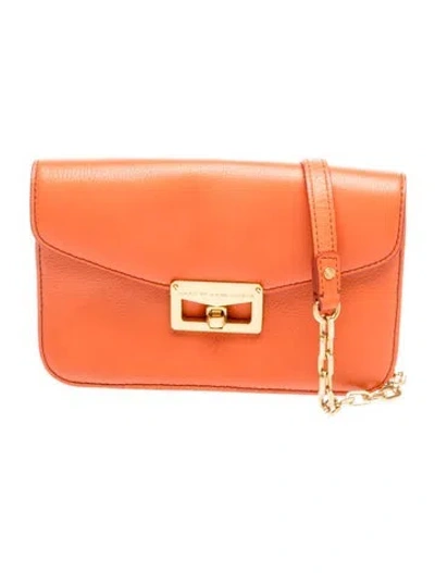 Pre-owned Marc By Marc Jacobs Leather Crossbody Bag In Orange